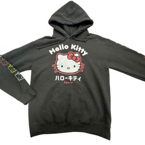 Hello Kitty Hoodie Womens Large Tokyo Sanrio Pullover Graphic Sweatshirt Cute